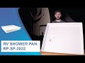 RV Shower Pan 28" x 32" x 4"
