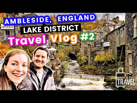 LAKE DISTRICT, ENGLAND TRAVEL VLOG ◆ Stock Ghyll Force, Ambleside Shopping, & Our 1st Sunday Roast!