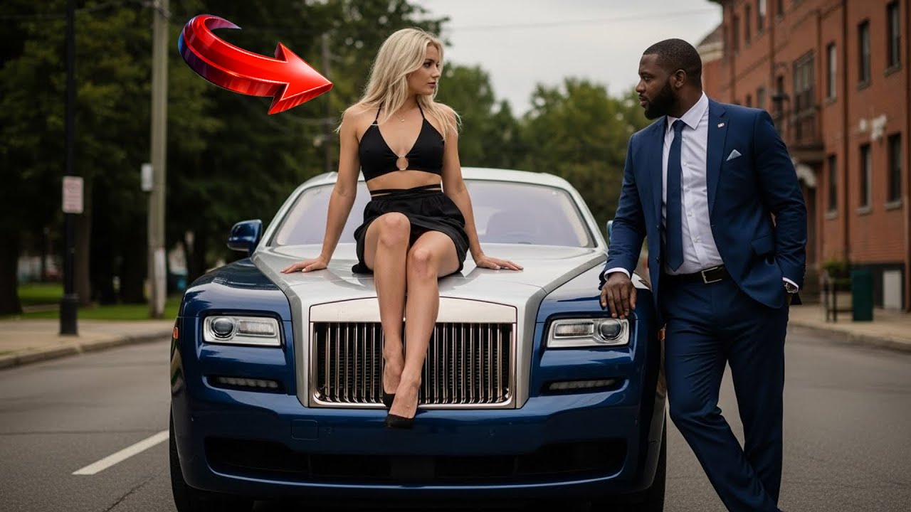 A BLACK MAN STOPS TO HELP A STRANDED WOMAN LATE AT NIGHT—THE NEXT MORNING, A ROLLS ROYCE SHOWS UP..!