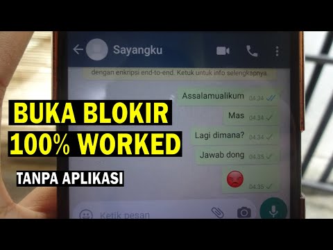 Cara Membuka Blokiran WhatsApp dari Orang Lain Tanpa Aplikasi 100% Worked