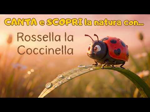 Video Coccinella ROSSELLA - canzone per bambini - IMPARARE CANTANDO