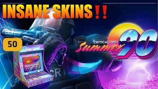 Critical Ops Summer of 90 Case Opening Insane new gloves and Knives‼️