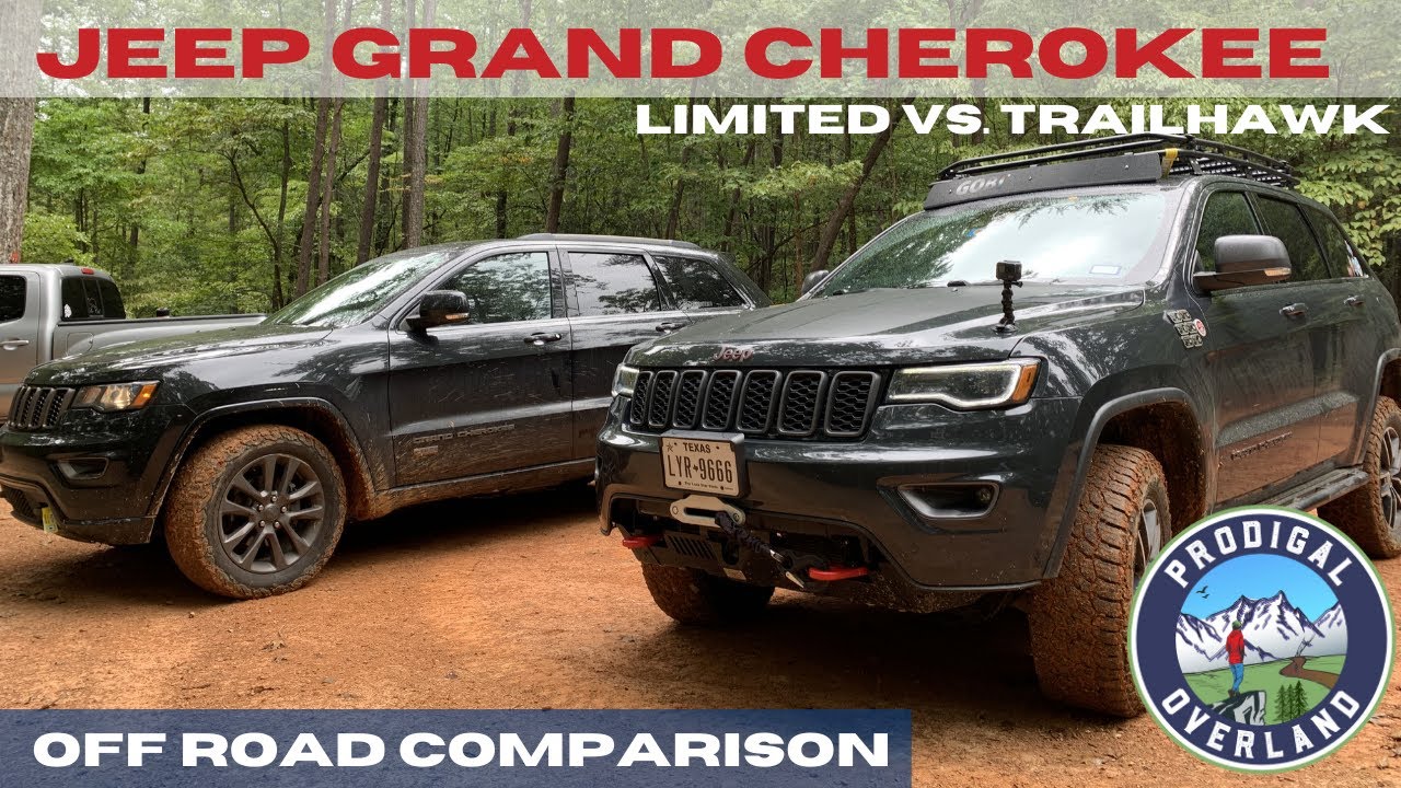 Jeep Grand Cherokee Off Road Comparison | Limited vs. Trailhawk - YouTube
