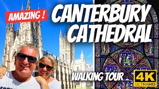Canterbury Cathedral Kent Travel Guide & Walking Tour World Heritage, Campervan Motorhome Vanlife 4K