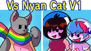 Friday Night Funkin' Vs Nyan Cat V1 Semana Completa + Escenas (FNF Mod/Remastered) (Nyan Cat Meme)