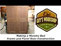 Frame and Panel Door Construction - Murphy Bed Pt. 2 - Woodworking How To Frame and Panel Door Construction - Murphy Bed Pt. 2 - Woodworking How To