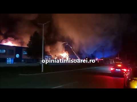 Incendiu Frigoglass Timisoara