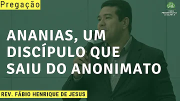 Quando Deus fala com Ananias?