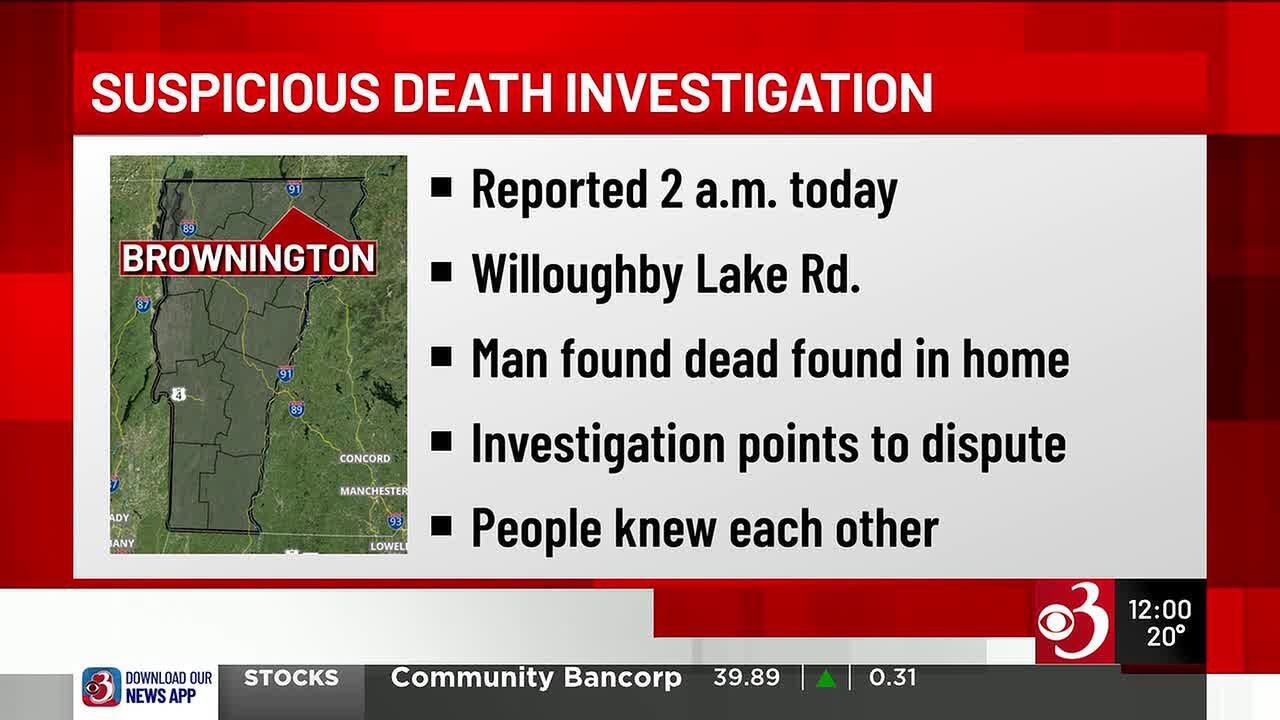 Police investigating suspicious death in Brownington - YouTube