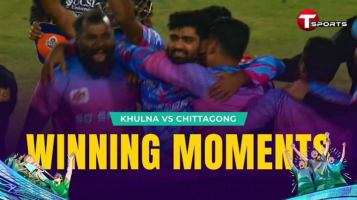 Winning Moment | Khulna Tigers vs Chittagong Kings, 2nd Qualifier | BPL 2025 | T Sports