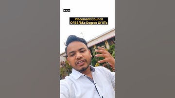 Placement Council Of BS/BSc Degree Of IITs #onlinedegree #bsdegree #bscdegree #iitmadras #shorts