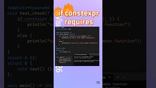 C++의 if constexpr 구문과 requires 구문 활용하기 #shorts  #cpp #coding #cpp20