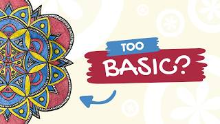 Celebrity Mandala Design with a Compass | Can Primary Colors Look Sophisticated? Wealth