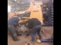 Case 445ct Skid steer track change