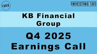 KB Financial Group Q4 2025 Earnings Call