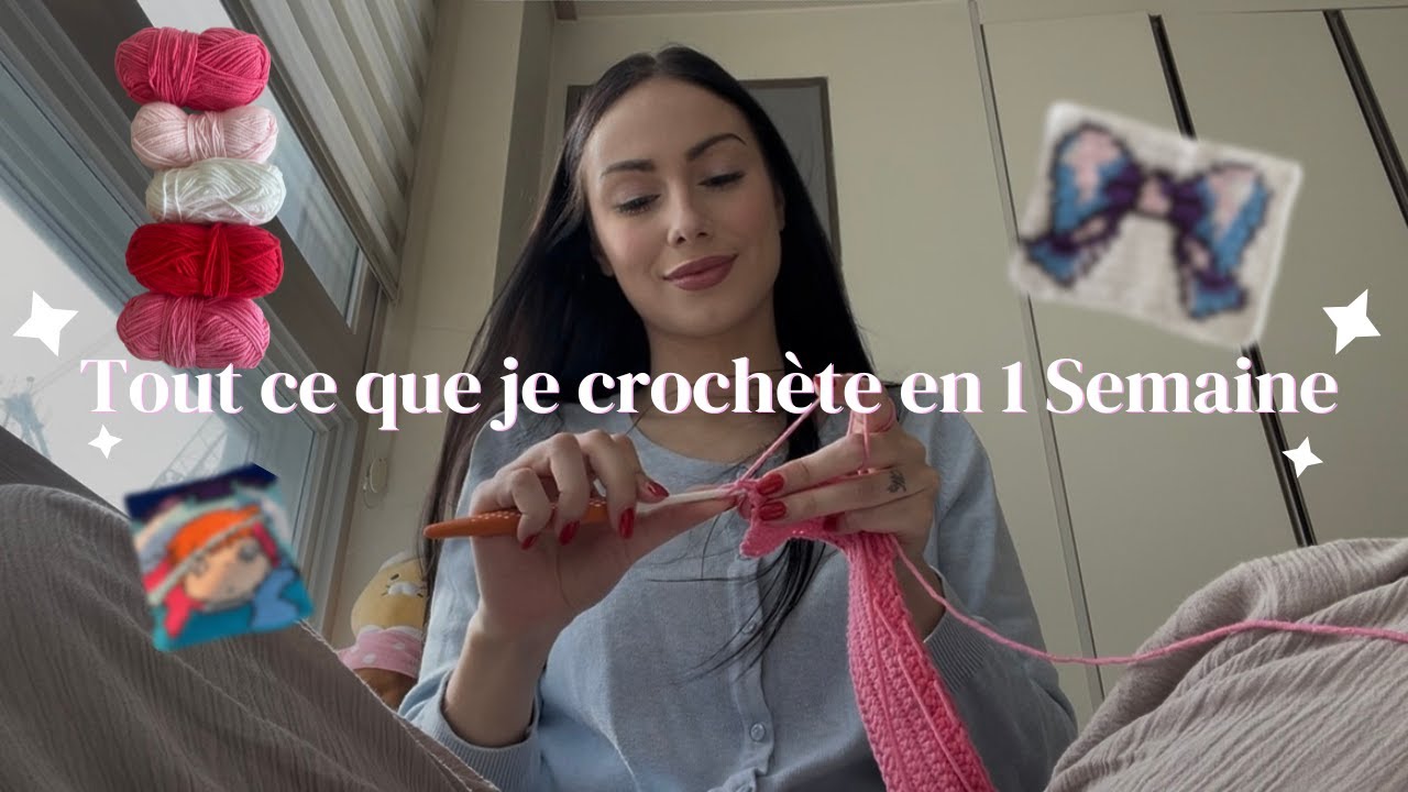 💛🦋Cozy Crochet Vlog : Une semaine de crochet avec moi