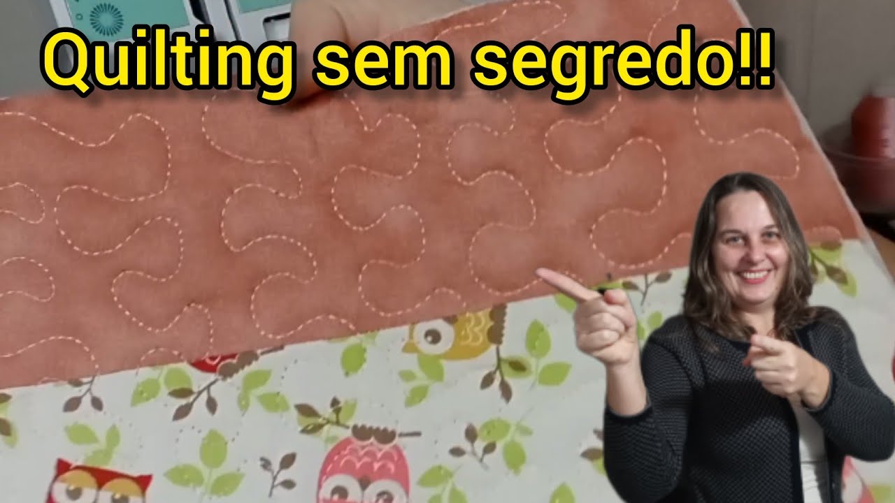 O jeito mais fácil de fazer quilting livre 🔥quilting iniciantes sem segredo!! #quilting #iniciante
