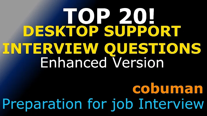 Gear Up for Success: Top 20 Desktop Support Interview Questions and Expert Answers