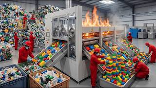 Inside Factory: How Plastic Waste is Recycled into Children's Toys (Full Process)
