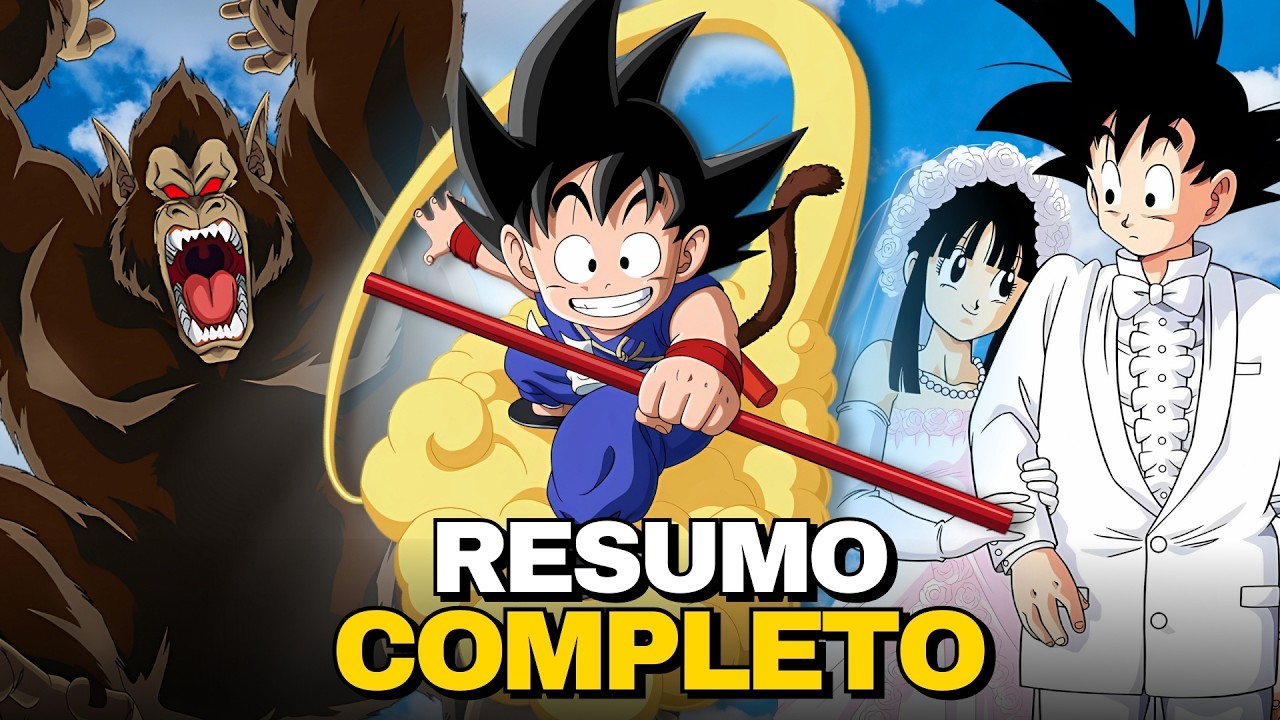 MEGA RESUMO DE DRAGON BALL CLÁSSICO - (Resumo completo)