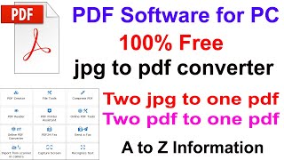 PDF24 Software Download and Install with Used A to Z Information 2020 || JPG to PDF Convert Software