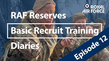 RAF Basic Recruit Training Course Diaries 12: Back From Exercise & Graduation #armedforces