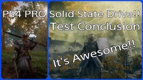 PS4 PRO HDD vs SSD PART 2 | SSD Loading Time | Conclusion [V.O.][Real Time][No Spoilers]