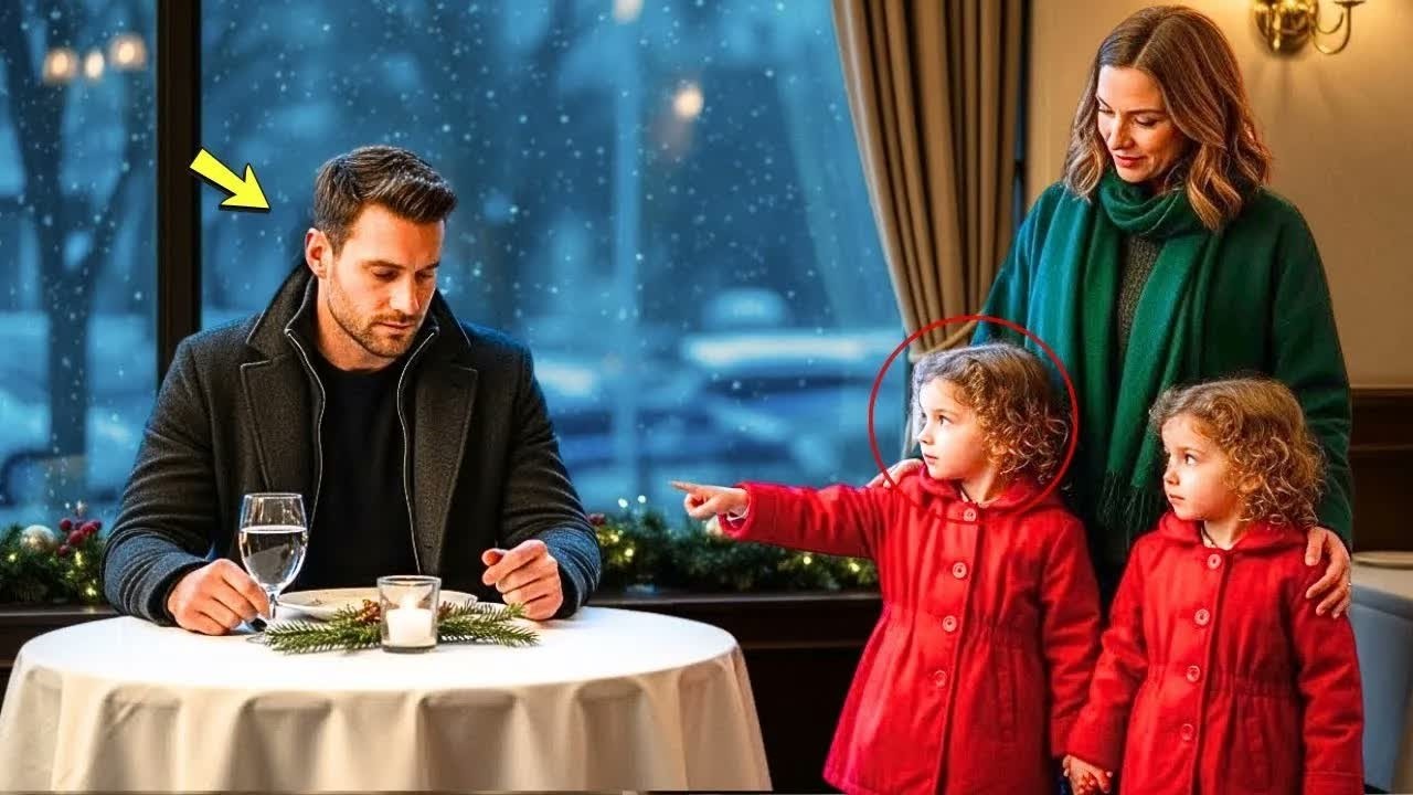 Trauriger Millionär speist allein an Heiligabend – bis eine Mutter mit Zwillingen erscheint