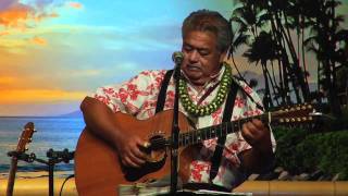 "Ua Mau" "Hawaiian hymn" @SlackKeyShow.com Slack Key Guitar Master George Kahumoku Jr chords