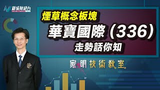 家明技術教室| 分析華寶國際(336)的股價走勢！煙草概念股值得投資嗎？板塊走勢是否向好？｜技術走勢分析｜朱家明