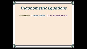 C2 Trigonometric Equations