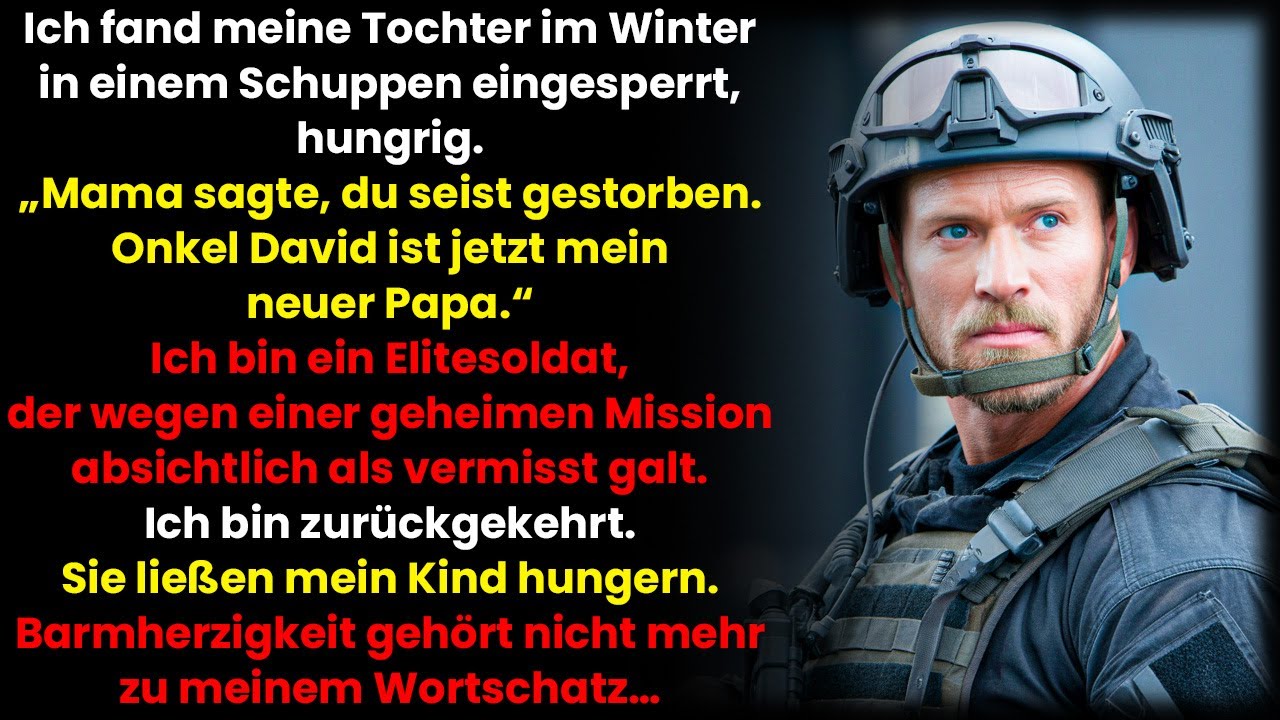 Ein Elite-Soldat fand seine Tochter hungrig im Stall – Seine stille Rache war gnadenlos