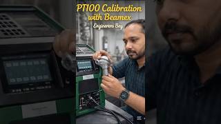 PT100 Calibration with Beamex temperature bath|| #calibrations #engineering #viral #shorts #factory