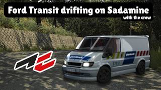 Ford Transit drift compilation on sadamine | Assetto Corsa screenshot 1