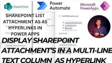 Display SharePoint list Attachments In Column