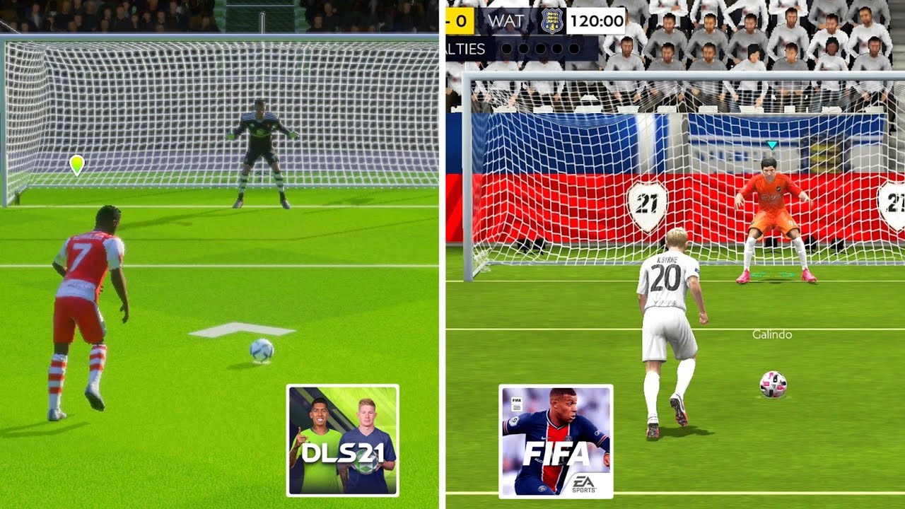 A quick comparison between the replays of FIFA Mobile and Dream League  Soccer 2016 : r/FUTMobile