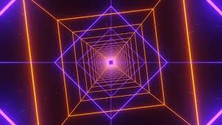 Orange & Indigo Tunnel Loop Motion Graphic - HD VFX Background, Wallpaper