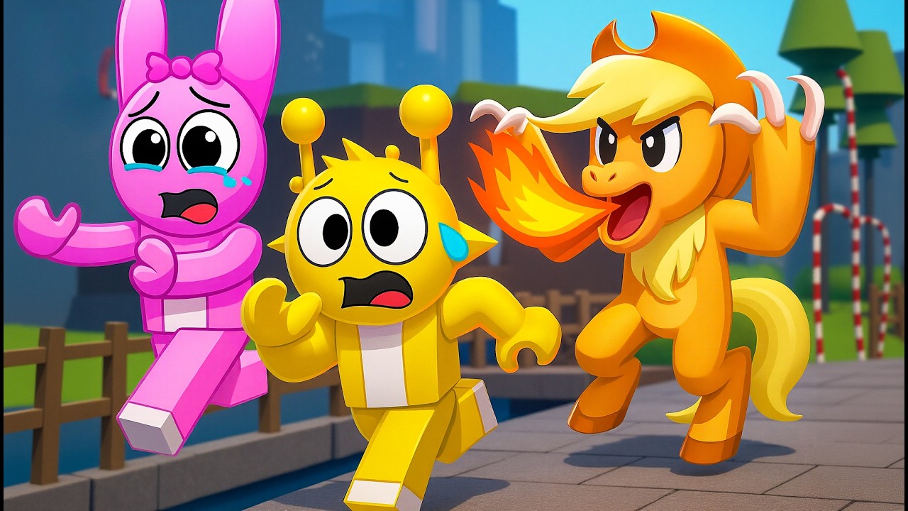 ¡Mi pequeño pony está asustado por ROBLOX!