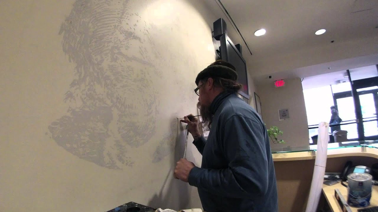 Gibbs Connors: University of Pennsylvania, Benjamin Franklin hand painted wall