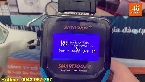 Video 34 : Auto upgrade software Piaggio  Vespa ECM by Smarttool 2