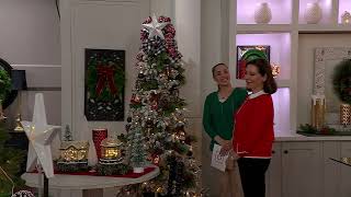 ShWk 7/28 Starry Night 11" Clip-On Tree Topper by Valerie on QVC