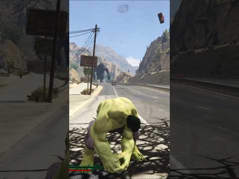 Kong vs Hulk GTA 5 Smash War #gta5mods #hulk #kingkong #shorts