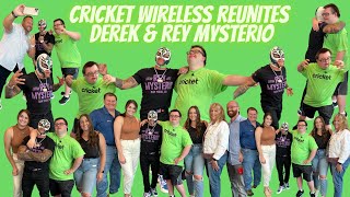 CRICKET WIRELESS REUNITES DEREK & REY MYSTERIO!