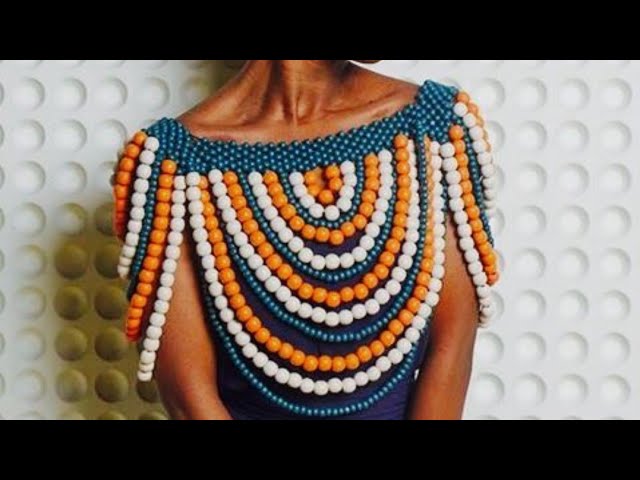 African Bead And Chain Necklace By Lucent Studios | notonthehighstreet.com