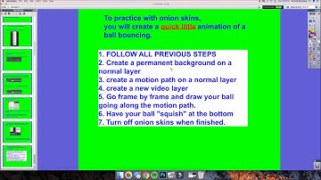 Using Onion Skins- Animating in Photoshop