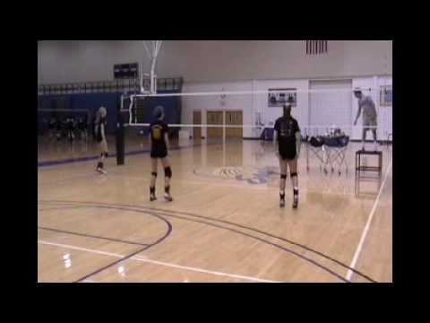 Hannah Gray Libero Skills Volleyball
