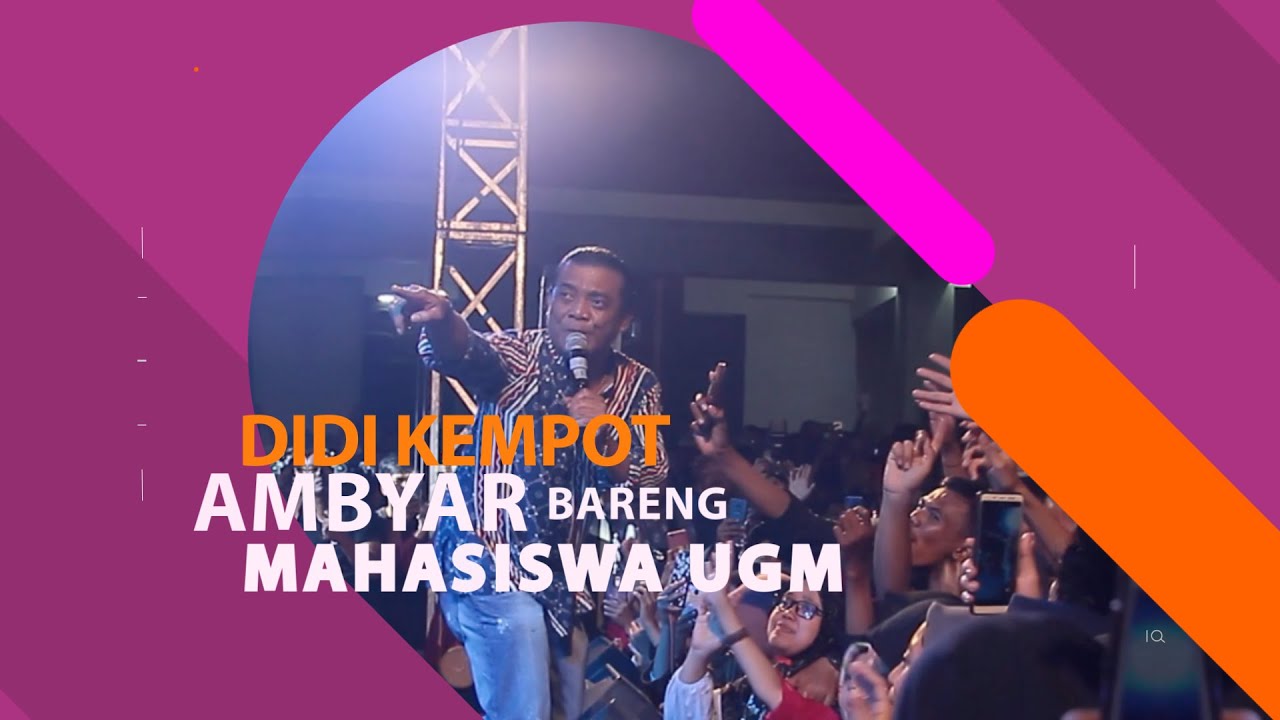 Didi Kempot Ambyar di UGM Yogyakarta