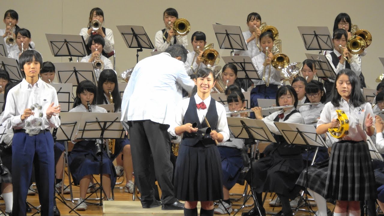 京都橘ジョイント・コンサート2017年10月9日　中高合同ステージ「4ｋ」Kyoto Tachibana SHS Band