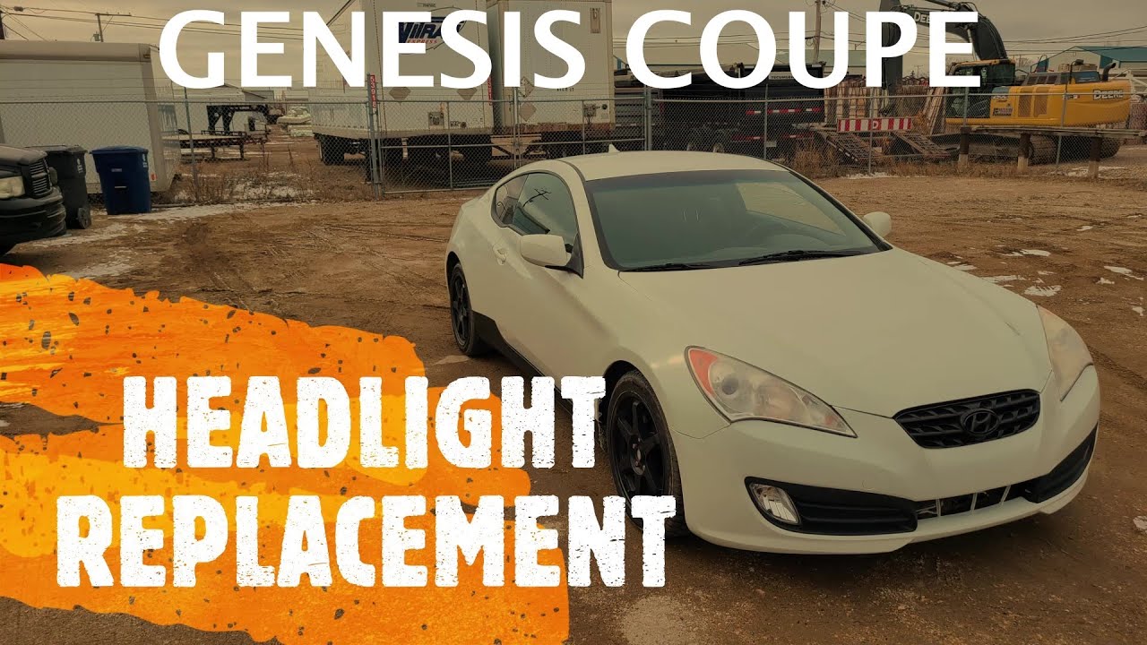 Hyundai Genesis Coupe HEADLIGHT REPLACEMENT / REMOVAL YouTube
