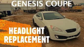 Hyundai Genesis Coupe - HEADLIGHT REPLACEMENT / REMOVAL